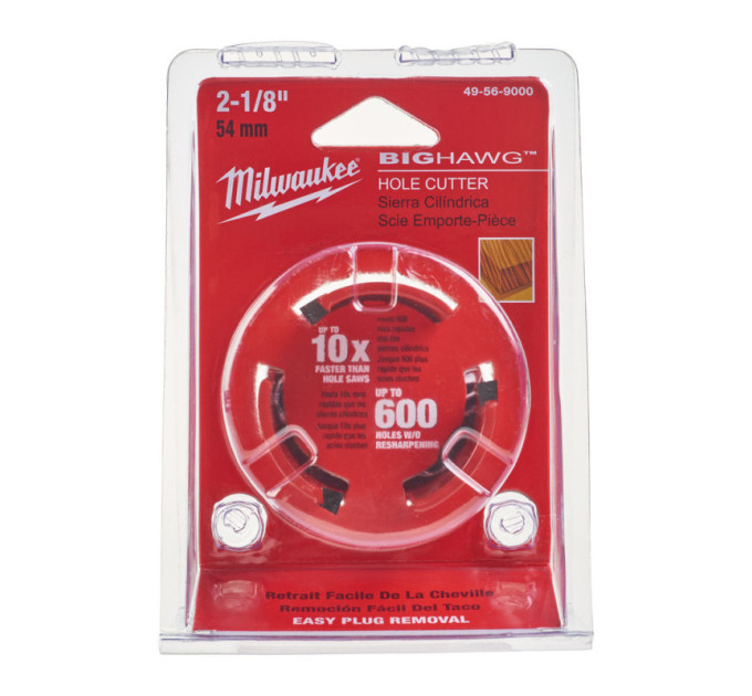 Коронка по дереву MILWAUKEE BIGHAW, Ø54мм
