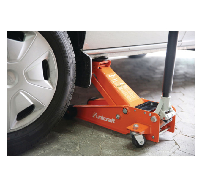 Домкрат подкатной 3 Тонн (120-460мм) SRWH 3001 SIL UNICRAFT