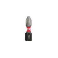 Бита SHOCKWAVE MILWAUKEE, PH2, 25мм, (2шт)