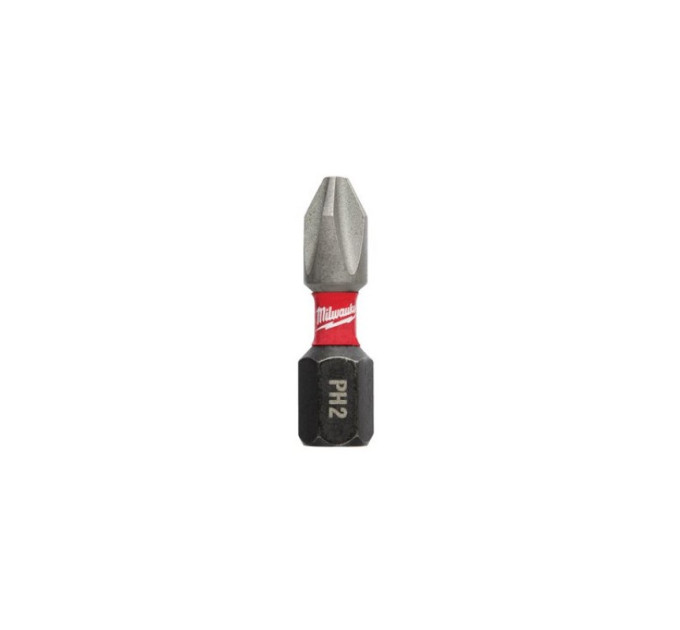 Бита SHOCKWAVE MILWAUKEE, PH2, 25мм, (2шт)