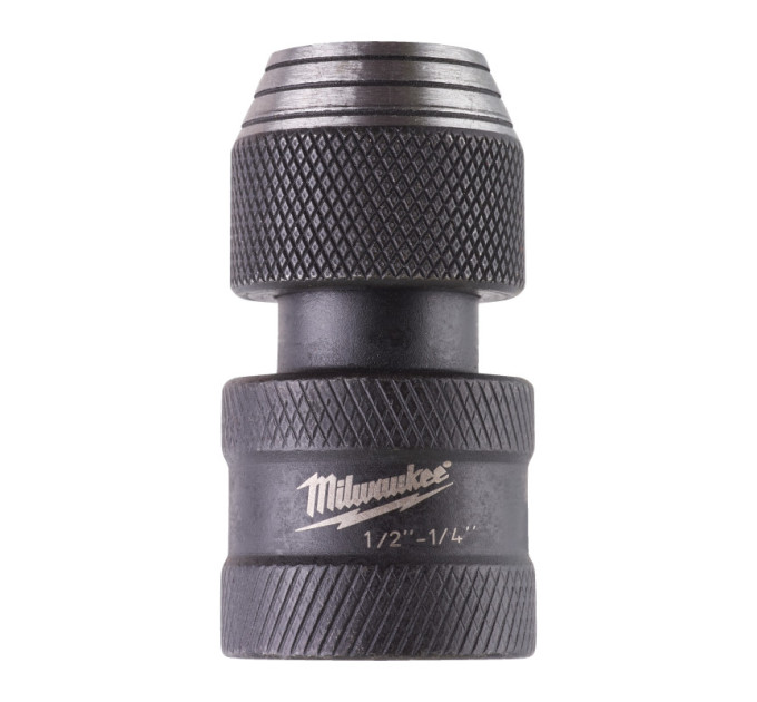 Перехідник ShW MILWAUKEE, з квадрата 1/2" на 1/4" Hex