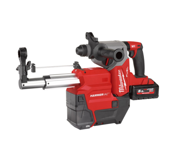 Система акумулятора для пилу видалення SDS-PLUS MILWAUKEE M18 FDDEXL-0 (для M18 FH,FHX,ONEFH,ONEFHX)