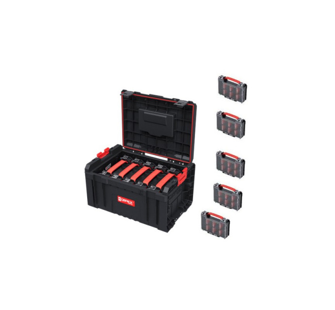 Ящик для инструментов QBRICK SYSTEM PRO TOOLBOX 2.0 + 5 штук органайзеров PRO ORGANIZER MULTI