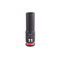 Головка ударная ShW 3/8'' SKT MILWAUKEE, удлиненная, 11мм