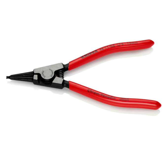 Щипцы для наружных стопорных колец прямые, Ø5-13мм KNIPEX 46 11 G2, Ø1,3мм фосфатированные