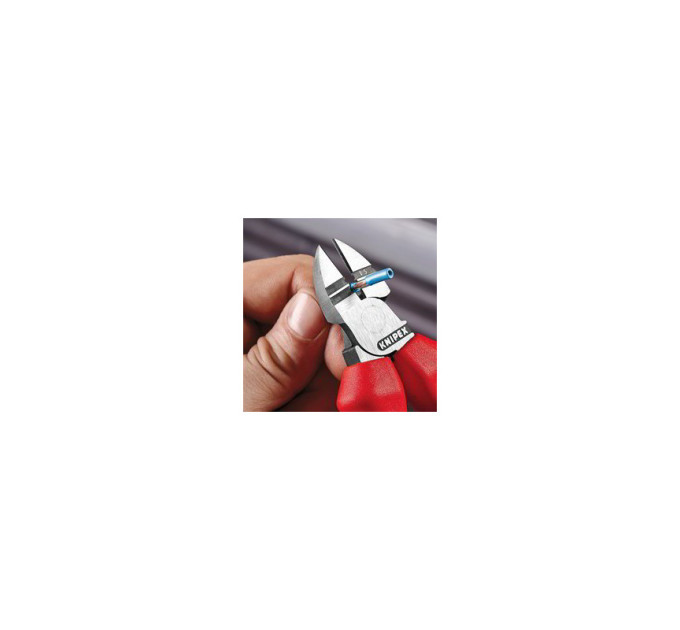 Кусачки боковые (бокорезы) особой мощности, Ø2,5мм, 160мм VDE KNIPEX 14 26 160 SB, хромированные
