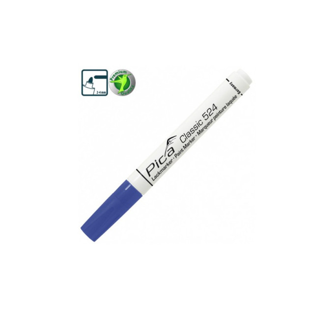 Маркер с жидкой краской Pica 524/41 Classic Industry Paint Marker, синий