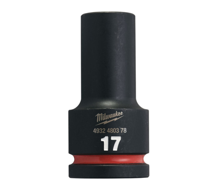 Головка ударная ShW 3/4'' SKT MILWAUKEE, удлиненная, 17мм