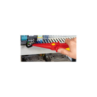 Плоскогубцы круглогубцы из пластмассы, 220мм KNIPEX 98 62 02, изолированные