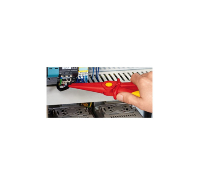 Плоскогубцы круглогубцы из пластмассы, 220мм KNIPEX 98 62 02, изолированные