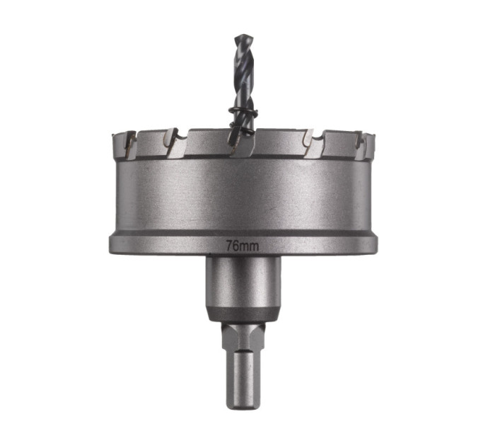 Цельная коронка Holesaw TCT MILWAUKEE для стали/нержавеющей стали, Ø76мм