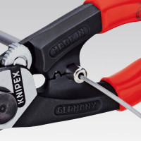 Ножницы для резки проволочных тросов Ø5,0мм, 190мм KNIPEX 95 61 190, фосфатированные