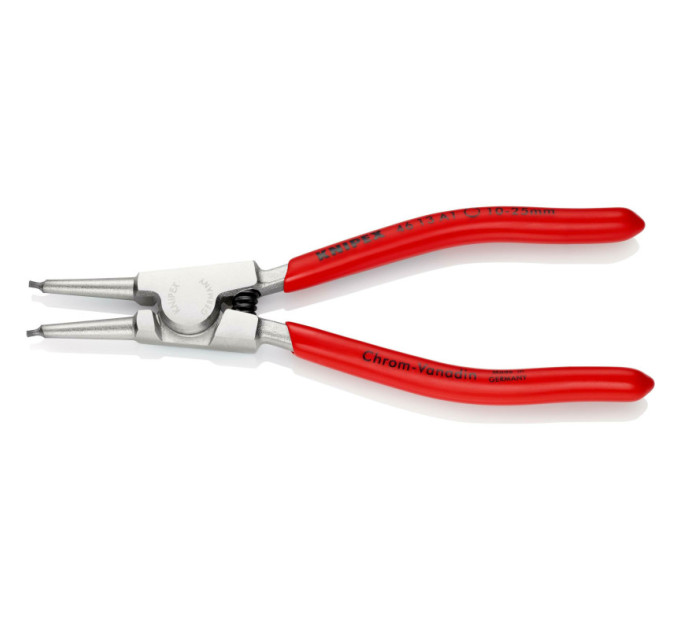 Щипцы для наружных стопорных колец прямые, Ø10-25мм KNIPEX 46 13 A1, Ø1,3мм хромированные