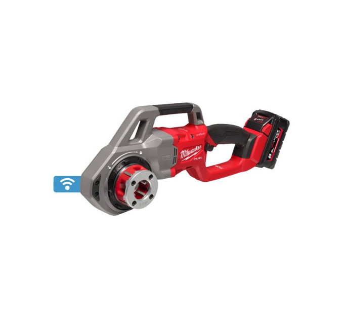 Інструмент різьбонарізний акумуляторний MILWAUKEE M18 FPT114-802CA, 1 1/4'' (ЗУ+2акк.Х8Ач+кейс), (з
