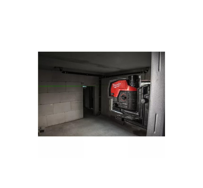 Нівелір лінійно-крапковий акумуляторний MILWAUKEE M12 CLLP-0C (зелений промінь)