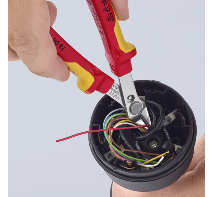 Кусачки (бокорезы) прецизионные Electronic Super Knips®  125мм VDE KNIPEX 78 06 125, полированные