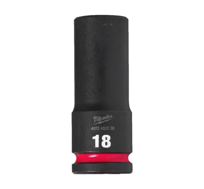 Головка ударная ShW 1/2'' SKT MILWAUKEE, удлиненная, 18мм