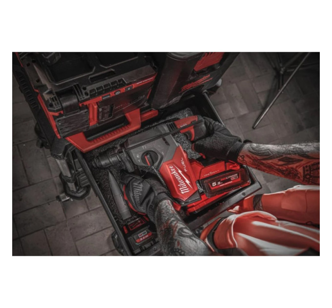 Перфоратор акумуляторний безщітковий SDS-PLUS MILWAUKEE M18 ONEFHX-552X (2,5Дж)(ЗУ+2Х5.5Ач+HDкейс)