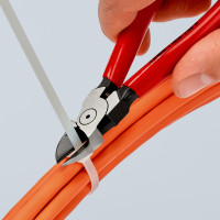 Кусачки боковые (бокорезы) для пластмассы, 140мм KNIPEX 72 01 140, фосфатированные