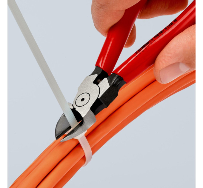 Кусачки боковые (бокорезы) для пластмассы, 140мм KNIPEX 72 01 140, фосфатированные