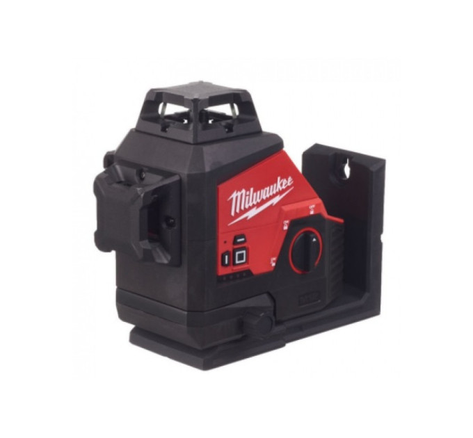 Нивелир лазерный аккумуляторный 3D MILWAUKEE M12 3PL-401C (360˚, зелёный луч) (ЗУ+1Х4Ач+кейс)