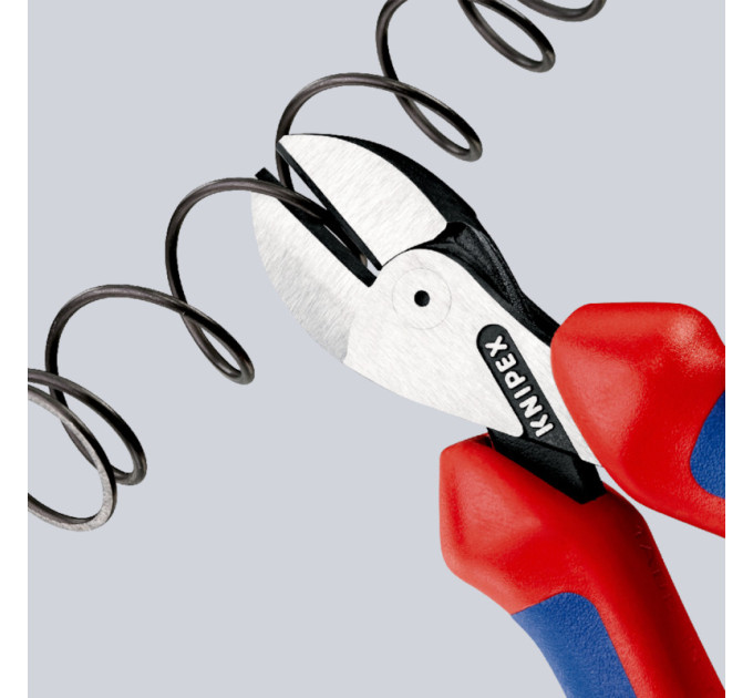 Кусачки боковые (бокорезы) компактные X-Cut, Ø12,0мм, 160мм KNIPEX 73 02 160, фосфатированные