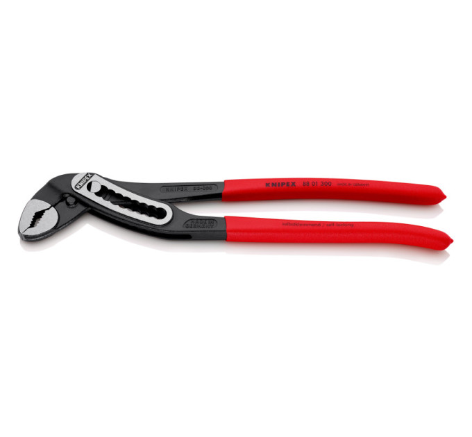 Клещи сантехнические переставные силовые, Ø70мм Aligator KNIPEX 88 01 300 SB, фофатированные