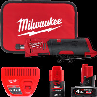 Машина прямошліфувальна акумуляторна безщіткова MILWAUKEE M12 FDGS-422B (ЗУ+2акк+сумка)