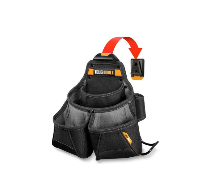Строительная поясная сумка ClipTech TOUGHBUILT TB-CT-02
