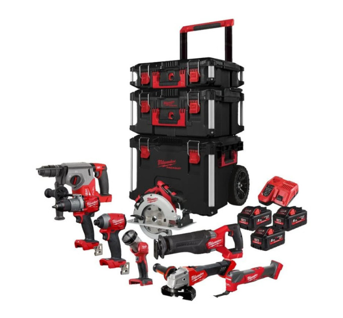 Набор инструментов аккумуляторных MILWAUKEE, M18 FPP8B-553P
