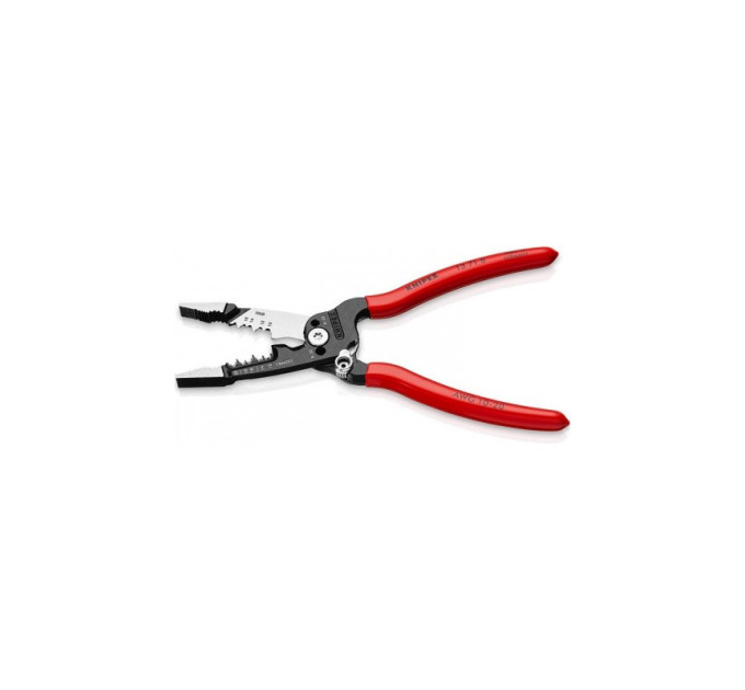 Клещи многофункциональные для електромонтажных работ, 200мм KNIPEX 13 71 8, фосфатированные