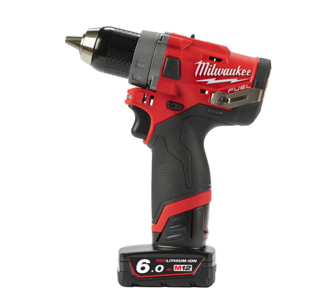 Дрель-шуруповёрт аккумуляторная бесщёточная MILWAUKEE M12 FDD-0 (44Нм) (каркас)
