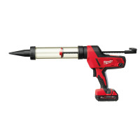 Пистолет для герметиков акумуляторный MILWAUKEE, C18 PCG/400T-201B, 400мл (ЗУ, 1 акк.Х2Ач, сумка)