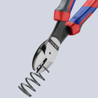 Кусачки боковые (бокорезы) особой мощности, Ø4,2мм, 200мм KNIPEX 74 02 200, фосфатированные