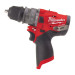 Дриль-шуруповерт акумуляторна безщіткова ударна MILWAUKEE M12 FPDX-0 (37Нм) (каркас+HDкейс)