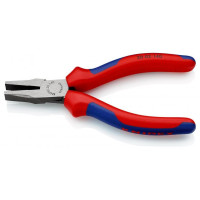 Плоскогубцы с гладкими губками, 140мм KNIPEX 20 02 140, фосфатированные