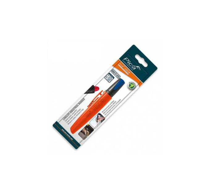 Маркер сухой промышленный Pica 990/41 Visor Permanent Building Crayon, голубой