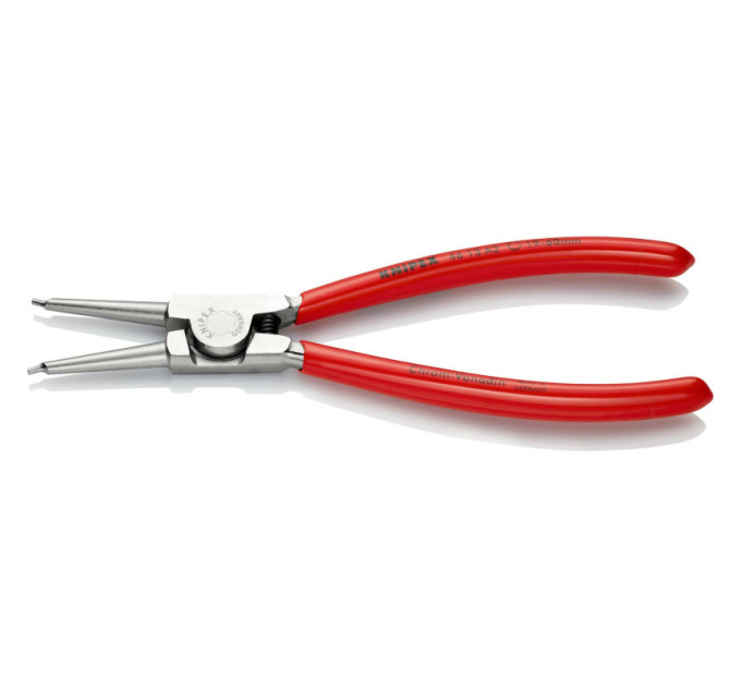 Щипцы для наружных стопорных колец прямые, Ø19-60мм KNIPEX 46 13 A2, Ø1,8мм хромированные