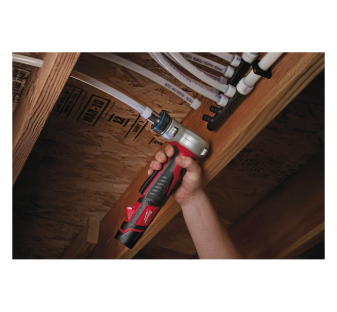 Інструмент розширювальний акумуляторний UPONOR Q&E MILWAUKEE C12 PXP-202C (ЗУ+2акк.Х2Ач, кейс)