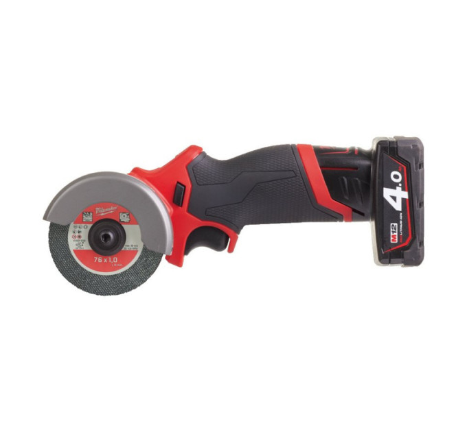 Пила дисковая универсальная аккумуляторная бесщёточная MILWAUKEE M12 FCOT-0, Ø76 (каркас)