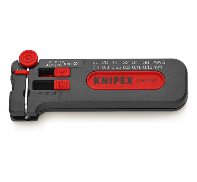 Съемник изоляции Mini, Ø0,12-0,4мм 100мм KNIPEX 12 80 040 SB