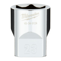 Головка торцевая хромированная ½” 6гр. MILWAUKEE, 23мм