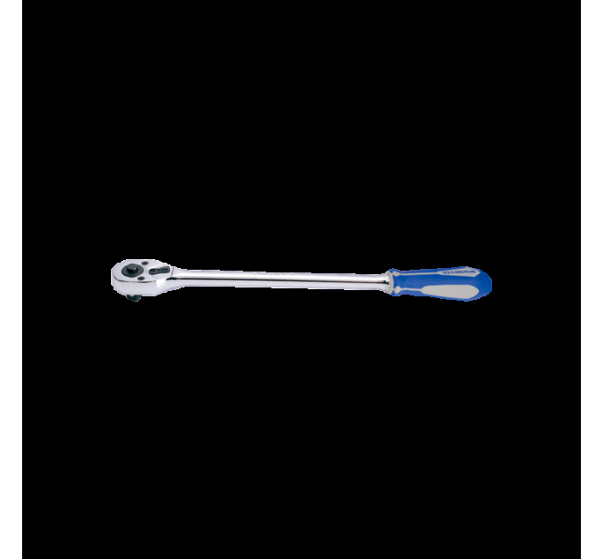 Трещотка 1/2", 375 мм, 32 зубца, флажковая с кнопкой 4762-15G
