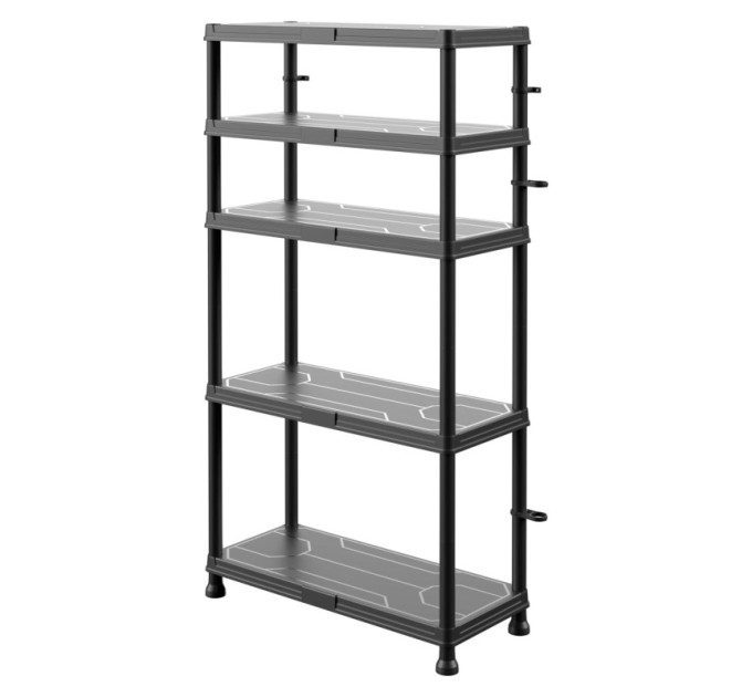 Система стеллажей QBRICK SYSTEM REGULAR Mix 74/32см, 5 полок, 100кг (5901238263296)