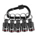 Набор держателей для бит та сверел 1/4'' Hex на карабине XL MILWAUKEE (5шт)