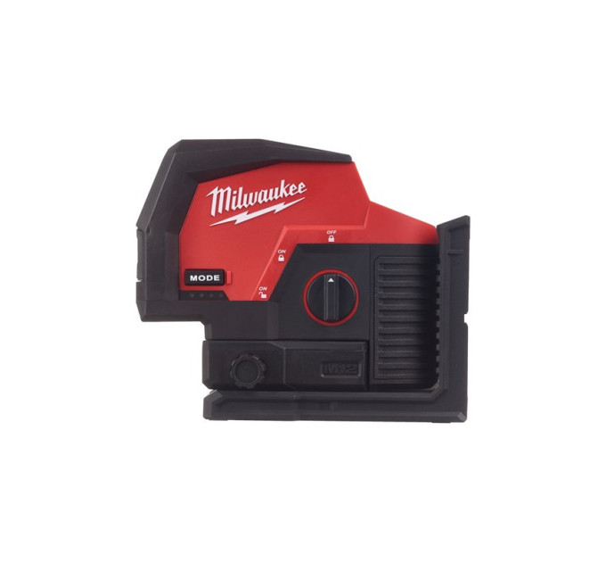 Нівелір лінійно-крапковий акумуляторний MILWAUKEE M12 CLLP-0C (зелений промінь)