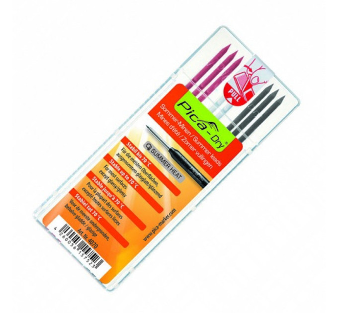 Стержни запасные Dry Special 4070 2В для PICA Dry Summer Heat, цветные, (8шт)