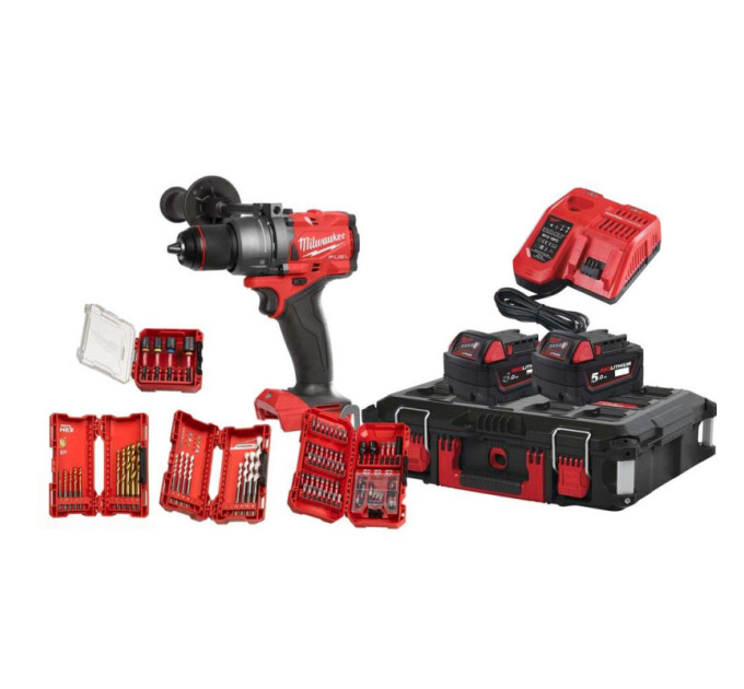 Дриль-шуруповерт акумуляторна безщіткова ударна M18 FPD3100P-502P MILWAUKEE