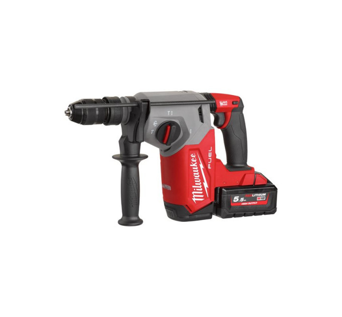 Перфоратор акумуляторний безщітковий SDS-PLUS MILWAUKEE M18 FHX-552X (2,5Дж) (ЗУ+2Х5,5Ач+HDкейс)