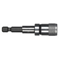 Держатель для бит магнитный 1/4'' Hex MILWAUKEE, для гипсокартона, с фиксатором, 58мм